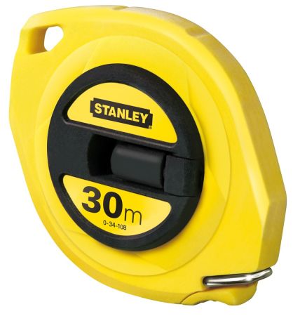 STANLEY Landmeter staal 0-34-108 30m - 9,5mm gesloten kast 