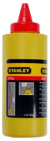 STANLEY Slaglijnpoeder 1-47-804 rood 225gr 