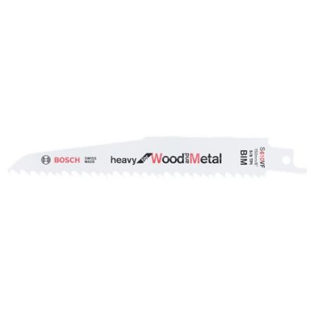 Bosch Reciprozaagblad S922EF - 150 mm - Heavy Hout/Metaal (5st) - 2608657608