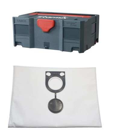 Starmix Starbox 2 444451 Koffer voor Stofzuigeraccessoires + FBV 25/35 set van 5st vliesfilterzakken