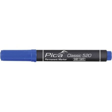 Pica 520/41 Permanent Marker - Rond - Blauw - 1-4mm