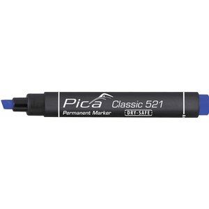 Pica 521/41 Permanent Marker - Beitel - Blauw - 2-6mm