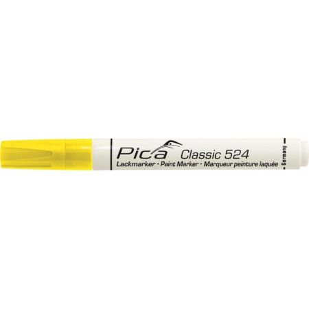 Pica 524/44 Lakmarker - Rond - Geel - 2-4mm