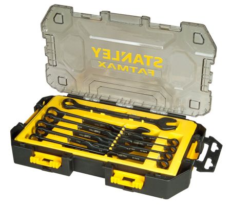 Stanley Ring-/steeksleutelset FMHT0-74717 10-delig FatMax in ToughBox