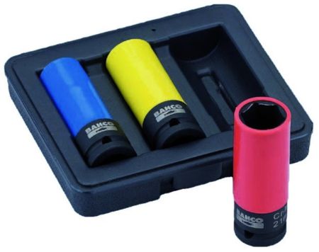 BAHCO Wiel Doppenset lang BWSS12P3L