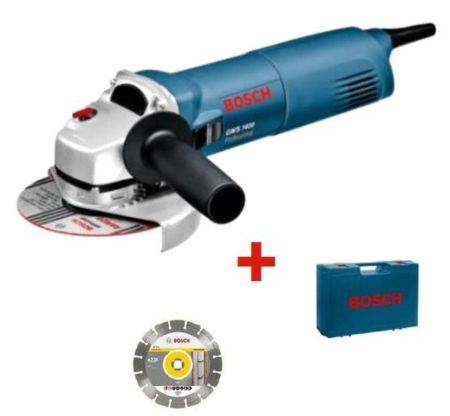 Bosch Haakse Slijper GWS 1400 incl. diamantzaagblad in koffer - 1400W - 125mm - 0601824900