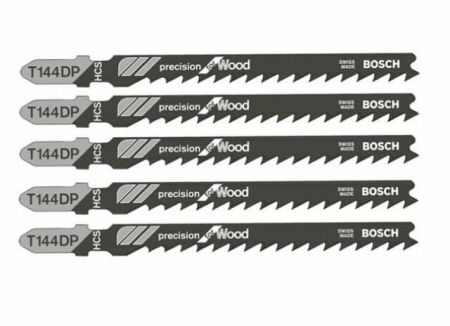 Bosch Decoupeerzaagblad T144DP HCS Precision - Hout (5st) - 2608633A35 