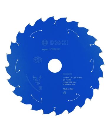 Bosch Cirkelzaagblad 2608644518 Expert 216 x 30 x 24T - Hout - Carbide