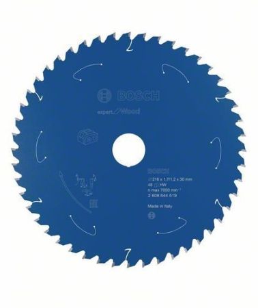 Bosch Cirkelzaagblad 2608644519 Expert - 216 x 30 x 48T - Hout - Carbide