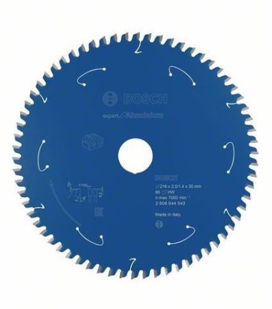 Bosch Cirkelzaagblad 2608644543 Expert 216 x 30 x 66T - Aluminium - Carbide