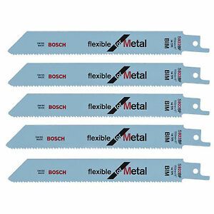 Bosch Reciprozaagblad S922BF - 150 x 14TPI - Metaal (5st) - 2608656014 