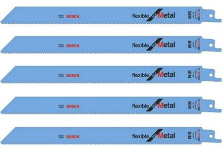 Bosch Reciprozaagblad S1122BF - 225 x 14TPI - Metaal (5st) - 2608656019 