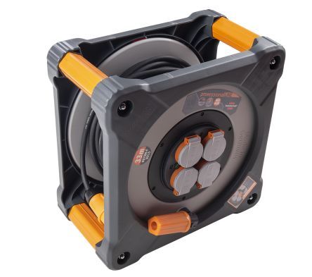 Brennenstuhl CUBE Kabelhaspel 9201330100 ProfessionalLINE - H07RN-F 3G1,5 - 33m