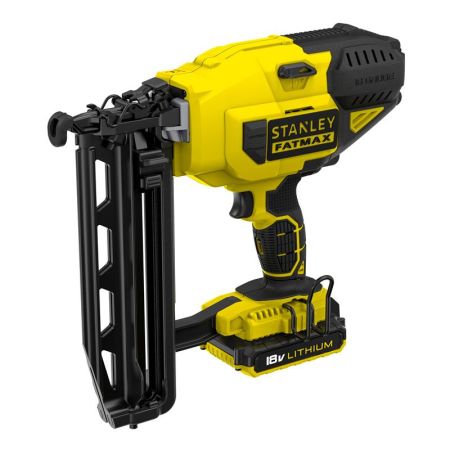 Stanley accu tacker FMC792D2 18V FatMax Li-ion afwerktacker (2x 2.0aH batterij) in koffer - FMC792D2-QW 