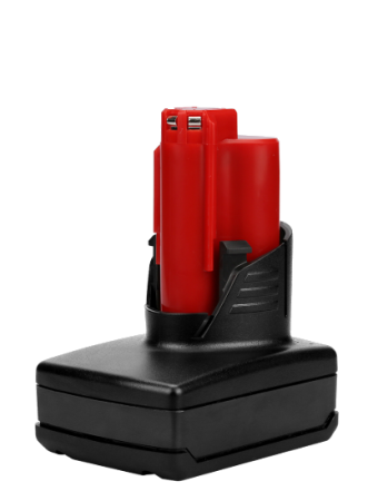 Milwaukee 12V accu 4.0Ah M12B li-ion B4 voor - 4932430065 - vervangende 12 Volt batterij 4000 Mah Red Lithium-Ion (AndereAccu Huismerk)Samsung cells