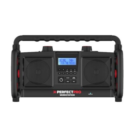 Perfectpro Bouwradio WS3 - Workstation 3 - FM RDS - DAB+ - bluetooth - aux-in - werkt op netstroom & batterij