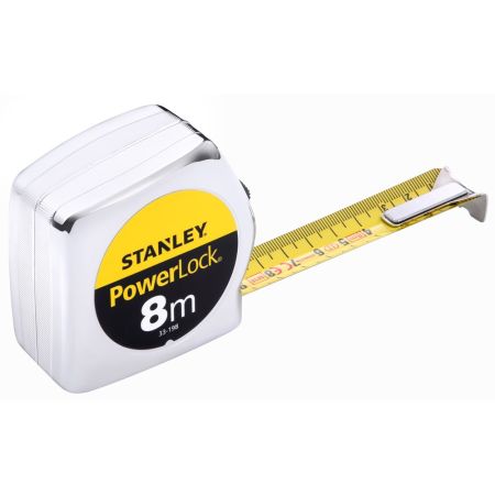 STANLEY Rolbandmaat 0-33-198 powerlock 8m - 25mm 