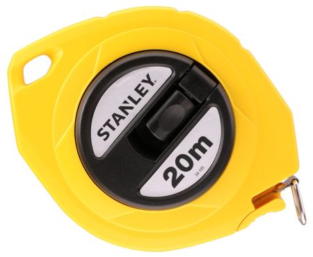 STANLEY Landmeter staal 0-34-105 20m - 9,5mm gesloten kast 