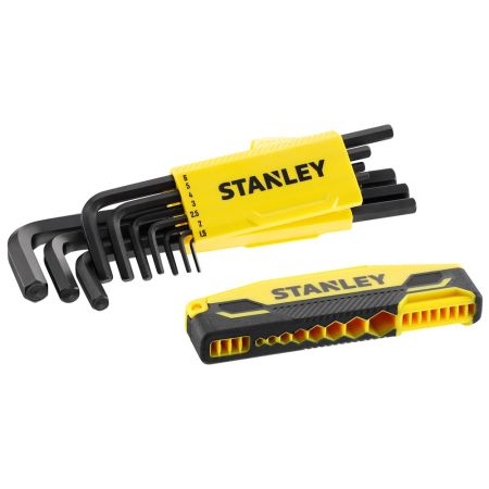 STANLEY Stiftsleutelset 0-89-904 Hex Grip 9-Delig