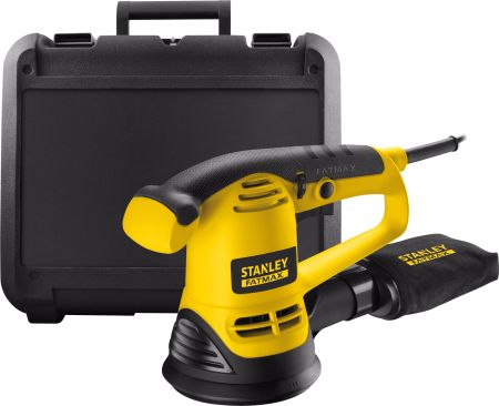 Stanley schuurmachine FME440K Excentrische schuren - in koffer - 480W - 125mm - FME440K-QS - 3 jaar Makita dealer garantie!