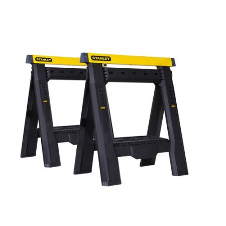 Stanley Zaagbok STST1-70559 Kunststof schragen - Verstelbaar - draagcapaciteit 454 kg (set van 2 stuks)