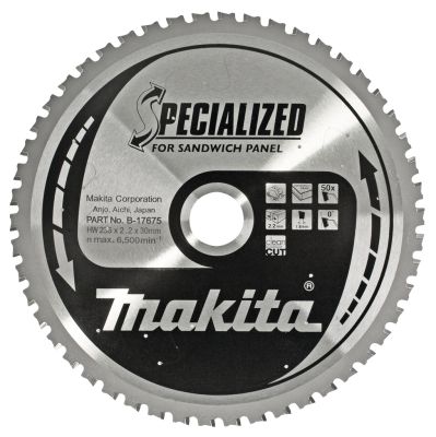 Makita B-17675 Cirkelzaagblad Sandwichpaneel Specialized 235x30x2,2 50T 0g