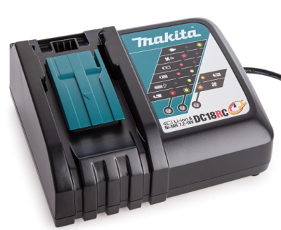 Makita DC18RC oplader 7,2V - 12V - 14,4V - 18V li-ion gekoelde LXT lader 195584-2 (snellader)