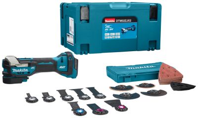 Makita Accu Multitool DTM52ZJX2 18V Fein in Mbox - Starlock Max - snelwissel - zonder accu & lader - incl. 16 accessoires