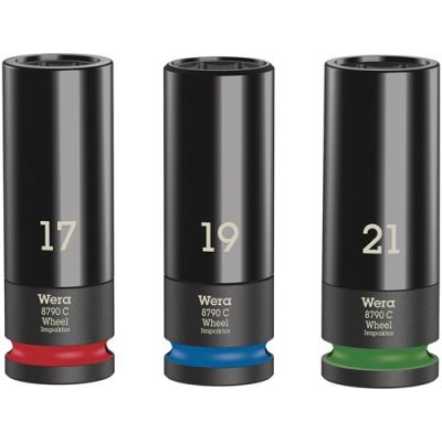 Wera Dopsleutelset 3-delig Wheel Impaktor - 85mm - 1/2'' - 05004595001