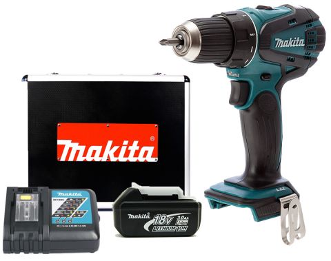 Makita DDF456RFE1 18V li-Ion accu schroef / boormachine set (1x 3.0Ah accu) in koffer